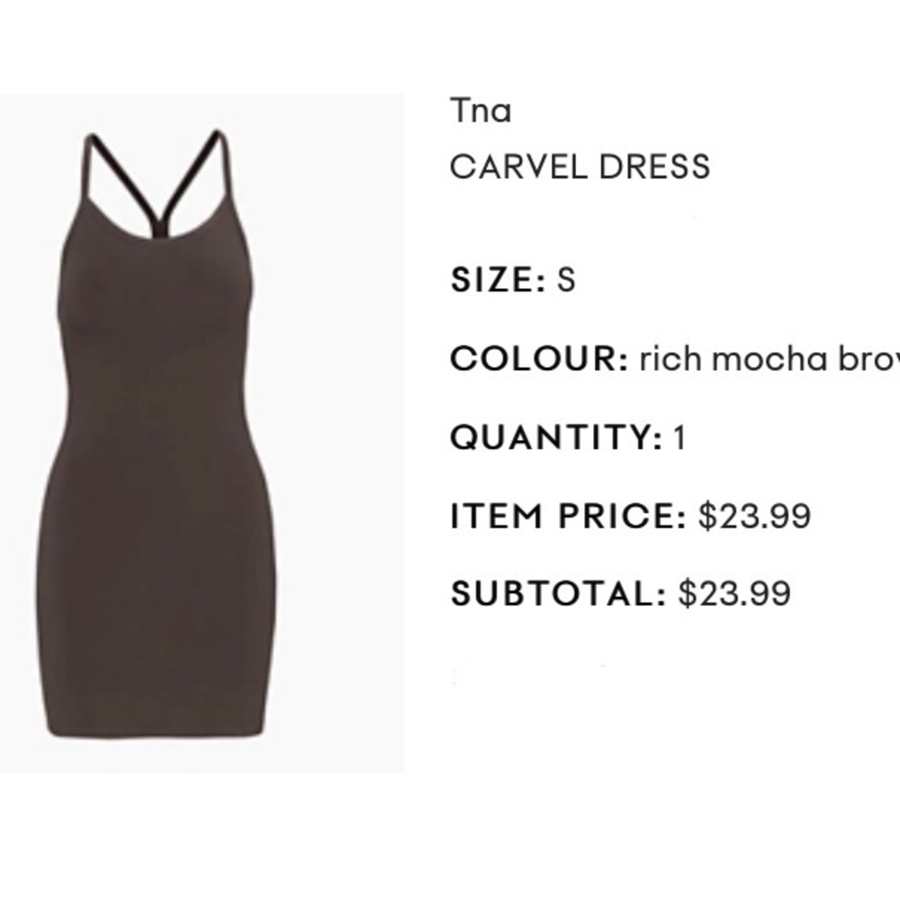 TNA carvel dress